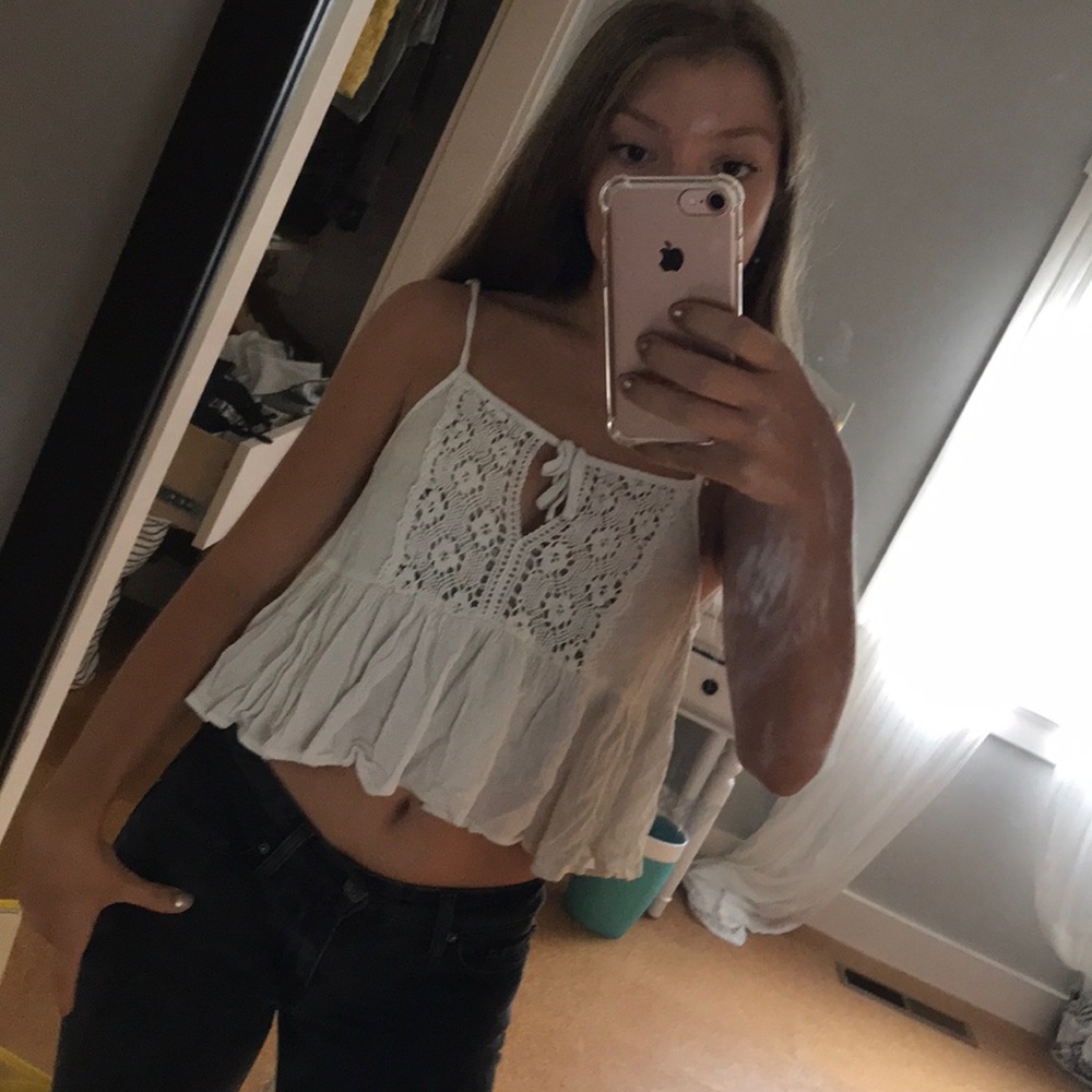 Brandy Crochet Tank
